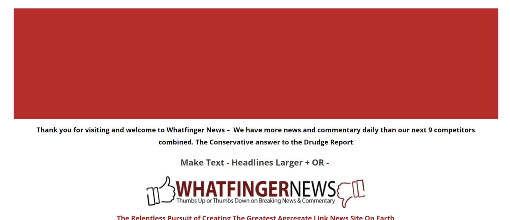 whatfinger ads space